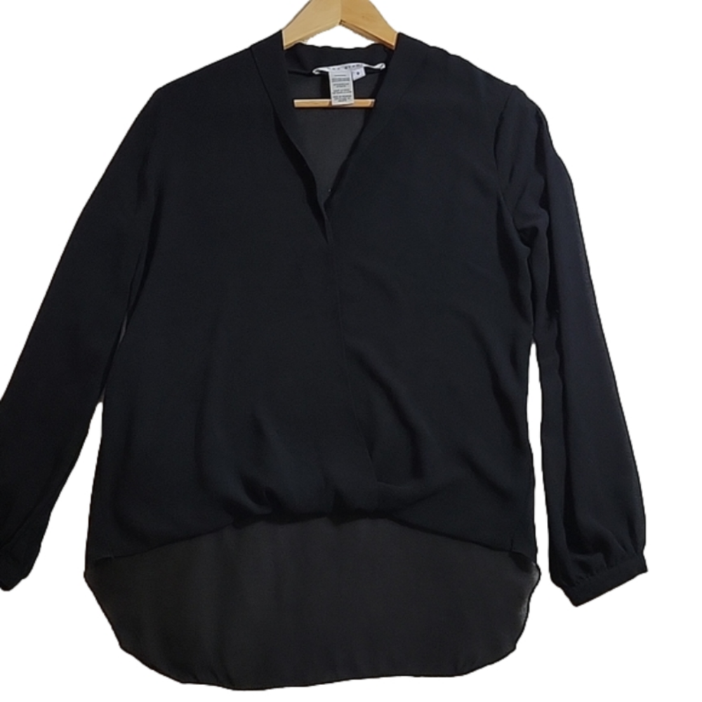 MAX STUDIO SHEER HI-LO TOP
